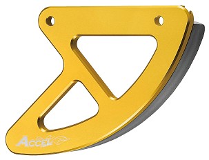 ACCEL ŠTITNIK DISKA KOČIONE ZADNJI SUZUKI RMZ 250 '07-'18, RMZ 450 '05-'18, RM 125/250 '05-'09 (ALUMINIJUMSKA), BOJA ZLATNA