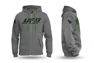 UFO DUKSERICA SA KAPTUREM BOJA SIVA VELIČINA S 100% PAMUKA