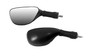 EMGO RETROVIZOR KAWASAKI ZX-6R '98-'02, ZZR 600 '05-'08, ZX-9R '98-'03 DESNO (OEM: 56001-1484) BOJA CRNA (TIP ORIGINALA) (HOMOLOGACIJA)