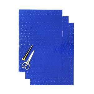 BLACKBIRD KOMPLET NALEPNICA (FOLIJA) (FOLIA CRYSTALL 0,4 MM) (PERFORIRANA) 3 X ARKUSZ 47X33CM, BOJA PLAVA