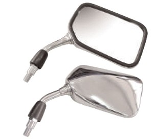 EMGO RETROVIZOR HROMIRANE HONDA VT 750 RS / S SHADOW '10-'11, VT 1300 C '11, LEVO (OEM: 88220-MGR-641) (EH372I)