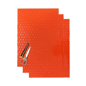 BLACKBIRD KOMPLET NALEPNICA (FOLIJA) (FOLIA CRYSTALL 0,4 MM) (PERFORIRANA) 3 X ARKUSZ 47X33CM, BOJA NARANDŽASTA