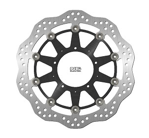 NG DISK KOČIONI PREDNJI HONDA VFR800F/VFR800X '19-20 (VERZIJA BEZ ABS) (310X94X4,5MM) (5X6,5MM) WAVE PLUTAJUĆI (SREDINA ALUMINIJUMSKA) - towar poekspozycyjny - TRAGOVI po ŠRAFOVIMA