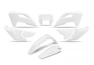 UFO KOMPLET PLASTIKE HUSQVARNA TE 150 / 250 / 300 '24-'25, FE 250 / 350 / 450 / 501 '24-'25, BOJA BELA