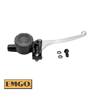 EMGO PUMPA KOČNICE PREDNJEG KOMPLETNA (15,8MM) SA MONTAŽOM RETROVIZORA I POLUGOM HONDA CX 500 '78, CB 750 F2 '77-'78, GL 1000 '75-'78 (OEM: 45500-410-000) BOJA CRNA