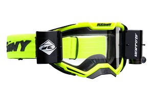 KENNY RACING NAOČARE ROLL-OFF MODEL VENTURY BOJA ŽUTA FLUO/CRNA VIZIR PROVIDNA