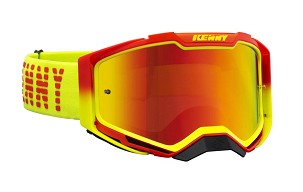 KENNY RACING NAOČARE MODEL VENTURY RED/YELLOW BOJA ŽUTA FLUO/CRVENA VIZIR CRVENE OGLEDALO