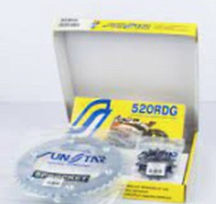 SUNSTAR SET POGONSKI HONDA XL 125V VARADERO '01-11 STANDARD (14/44/110) (ZA 750CC) (SUN39114/SUN1-3079-44/SS520RDG-110N) (OJAČAN) - MADE IN JAPAN - SPECIJALNA PONUDA