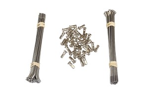 HAAN WHEELS ŽBICE OJAČANE SA NIPLOVIMA (KOMPLET) 21 X 2,15 PREDNJI KTM 890 '21-, PIASTA OEM BOJA SREBRNA (PO NARUDŽBINI)