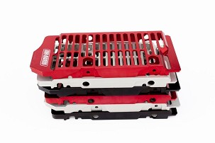 FM-PARTS ŠTITNICI HLADNJAKA (KRATKI) ALUMINIUM BETA '20-'23 BOJA CRNA