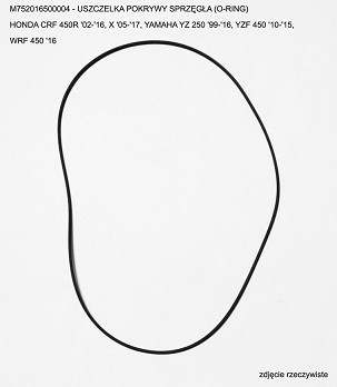 ATHENA ZAPTIVKA POKLOPCA KVAČILA HONDA CRF 450R '02-'16, X '05-'17, YAMAHA YZ 250 '19-'26, YZF 450 '10-'23, WR 450F 16-23 (O-RING), OEM 11352MEB671, 11352HP6A00, 5CU154630100, 33D1545300, 5CU1546300