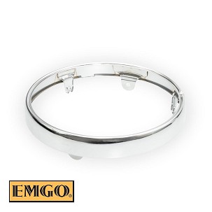 EMGO KARIKA HROMIRANI ( OBWODKA ) REFLEKTORA PREDNJEG KAWASAKI KZ 550 '80-'83, KZ 650 '78-'83, JZ 750 '76-'79, KZ 750 '80-'83, KZ 1000 '77-'83, KZ 1100 '81-'83 (OEM: 23006-0380)