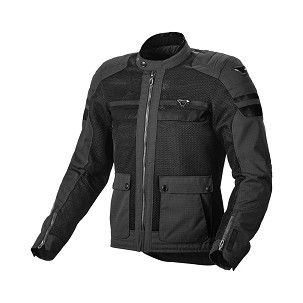MACNA RASPRODAJA JAKNA (MESH) FLUENT MOTORCYCLE JACKET BLACK BOJA CRNA VELIČINA M