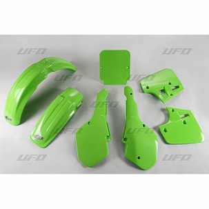 UFO KOMPLET PLASTIKE KAWASAKI KX 250 / 500 '87, BOJA ZELENA (KA191E026)