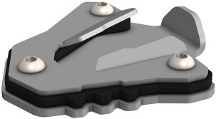 CROSSPRO NOVO PROŠIRENJE STOPKI BOCZNEJ CF MOTO MT 450 '24 BOJA SREBRNA/CRNA