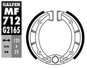 GALFER PAKNE KOČIONE ZADNJI APRILIA TX 125/240/300/311 '85-, BETA TR 33/34 '86-'89, FANTIC TRIAL 125 '86-'88, TRIAL 201-1/243-2 '86-, TRIAL 249 '89-'94, TRIAL 301-1/303-1 '86-'88,