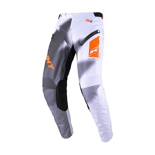 KENNY RACING RASPRODAJA PANTALONE CROSS/ENDURO MODEL TITANIUM TONES WHITE BOJA BELA/SIVA/NARANDŽASTA VELIČINA M (32)