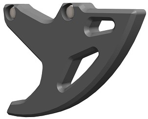 CROSSPRO NOVO ŠTITNIK DISKA KOČIONE ZADNJI SA PLASTIKE DTC ZA: HONDA CRF 250/450 '04- BOJA CRNA