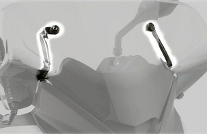 KAPPA MONTAŽA VETROBRANA 4111DTK KAWASAKI J125/ J300 (14-21)