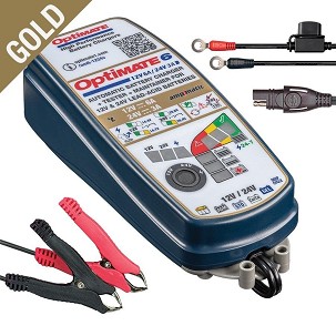 OPTIMATE PUNJAČ AKUMULATORA OPTIMATE 6 AMPMATIC 12V 6A 6-240AH / 24V 3A 3-120AH, STD / AGM / GEL / DEEP CYCLE / CA-CA, SAE (EL) - ZAMENJUJE TM194 I TM180SAE (14) - POVUČENO IZ PONUDE