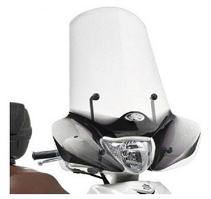 KAPPA VIZIR SUZUKI SIXTEEN 125-150 (08-16) 56,5 x 71,5 CM PROVIDNA - POTREBNA MONTAŽA A169AK -drobne rysy u DNA VETROBRANA