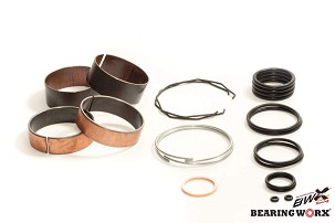 BEARING WORX SET TULEVAK (KLIZNIH LEŽAJEVA) VEŠANJA PREDNJEG HONDA CRF 450R 09-16, KXF 450 08-12, YZF 450 10-19 (38-6075)=FBK50006=FBK90004