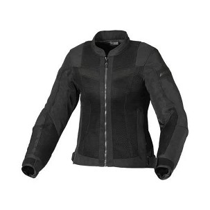 MACNA RASPRODAJA JAKNA ŽENSKA VELOTURA LADIES MOTORCYCLE JACKET BLACK BOJA CRNA VELIČINA M