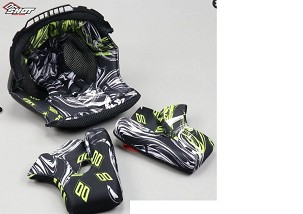 SHOT RACING RASPRODAJA DELOVI PODSTAVA SA POLICZKAMI (KOMPLET) ZA KACIGU FURIOUS VELIČINA L