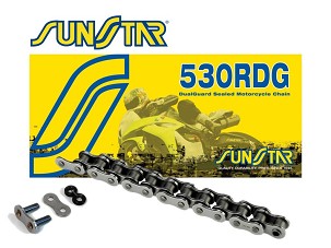 SUNSTAR LANAC POGONSKI 530RDG-112N (530VX3) ZA 1000 CCM (DG-RING) PRIRODNA BOJA - MADE IN JAPAN - SPECIJALNA PONUDA