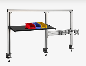 BIKETEC SOLIDNA ZID SA ALUMINIUM NA STO WARKOM.ATOWY SA RAMIENIEM NA MONITOR