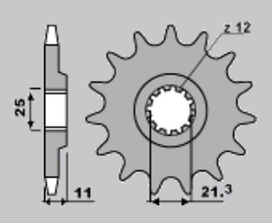 JR RASPRODAJA LANČANIK PREDNJA 727 15 (82415JT) HUQVARNA TE/TC (JTF824.15)