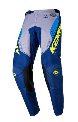 KENNY RACING PANTALONE CROSS/ENDURO MODEL TRACK FOCUS KID/JUNIOR NAVY/NEON YELLOW BOJA SIVA/PLAVA/ŽUTA FLUO VELIČINA 26 (10 LAT)