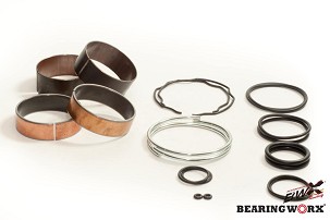 BEARING WORX SET TULEVAK (KLIZNIH LEŽAJEVA) VEŠANJA PREDNJEG KAWASAKI KXF 250 06-12, SUZUKI RM 125 05-08, RMZ 250 07-12, 450 05-12 (38-6015)=FBK70001
