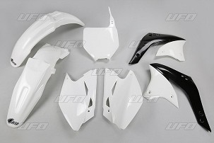 UFO KOMPLET PLASTIKE KAWASAKI KXF 450 '06-'08 BOJA BELA KX (KA209E047)