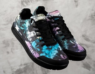 LEATT ČIZME BICIKLISTIČKE 2.0 FLAT (PLATFORMY) SHOE TOMAS LEMOINE BOJA CRNA/PLAVA/ŽUTA VELIČINA 44 / 28 cm