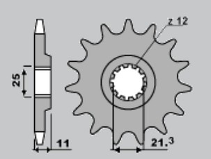 CHT RASPRODAJA LANČANIK PREDNJA 7287 16 HUSQVARNA 250/300/310/350/360/400/410/450/510/511/530/570/610/630 (A4250824160)