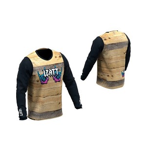 LEATT MAJICA BICIKLOWA MTB GRAVITY 3.0 JERSEY WOODY BOJA CRNA/BRAON VELIČINA S