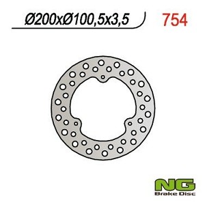 NG DISK KOČIONI PREDNJI SUZUKI RM 80/85 (200x100x3,5)