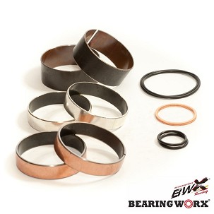 BEARING WORX SET TULEVAK (KLIZNIH LEŽAJEVA) VEŠANJA PREDNJEG KTM SX 125/200/250/450/525 03-04, EXC 125/200/250/450/525 03-04, EXC 300 03-05 (38-6077)