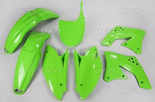 UFO KOMPLET PLASTIKE KAWASAKI KXF 250 '09- '12 BOJA ZELENA (KA212E026)