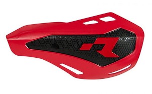 RACETECH (RTECH) ŠTITNICI RUKU (HAND GUARD) HP1 BOJA CRVENA (SA NOSAČIMI SA ŠTITNICIMA POMP KVAČILA I KOČNICE NISSIN)