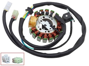 BRONCO NAMOTAJ ALTERNATORA STATOR YAMAHA YFM 350 WOLVERINE '95-'99 (OEM: 4KB-85510-10; 4KB-85510-11; 4KB-85510-12)