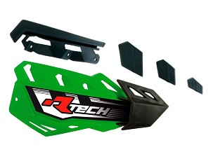 RACETECH (RTECH) PLASTIKI REZERVNE ZA ŠTITNIKA RUKU (RUKOHVATA) FLX / ALU / ATV BOJA ZELENA