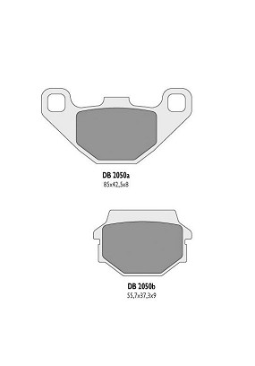 DELTA BRAKING PLOČICE KOČIONE KH67, KH372 - ZAMENJUJU DB2050MX-D I DB2050QD-D