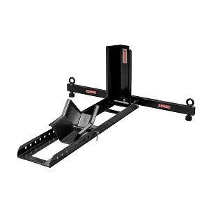 BIKETEC UNIVERZALNI STALAK SA RAMIONAMI DRŽAČ PREDNJEG TOČKA SA LJULJAŠKOM ZA TRANSPORTA MOTOCIKLA BOJA CRNA 90x40x90cm