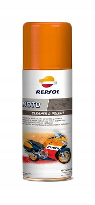 REPSOL SREDSTVO ČISTEĆI MOTO CLEANER AND POLISH 400ML (12) - ZAMENJUJE RP716B98