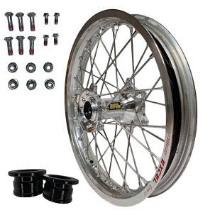 REX WHEELS PROMOCIJA (EXCEL) KOMPLETNE TOČAK ZADNJE 18 INČA 18-2,15 HONDA CRF 250 '02-'13 CRF 450 '02-'12 CRF 250/450X '04-'17, SREBRNA NAPLATAK / SREBRNA PIASTA / SREBRNE ŽBICE / SREBRNA NIPLE