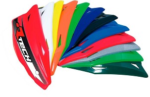 RACETECH (RTECH) PLASTIKI REZERVNE ZA ŠTITNIKA RUKU (RUKOHVATA) VERTIGO / ALU / ATV BOJA NARANDŽASTA