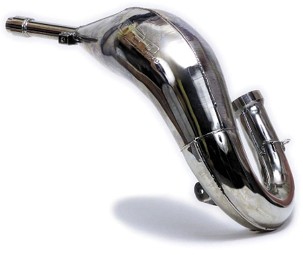 DEP PIPES DIFUZOR/KOMORA/TUBA REZONANSOWA NIKLOWANA (FRONT EXHAUST PIPE NICKEL): KAWASAKI KX 125 '98-'02 (PO NARUDŽBINI)