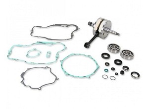 WISECO VRATILO KOLENASTI KAWASAKI KX 250 92-01 (SA LEŽAJEVIMA I SEMERINZIMA NA VRATILO I KOMPLETEM ZAPTIVKI NA DOLE MOTORA)